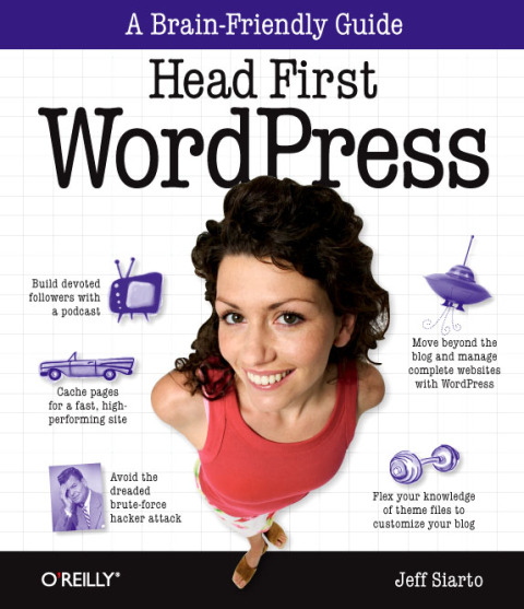 Cover image for book Head First WordPress
