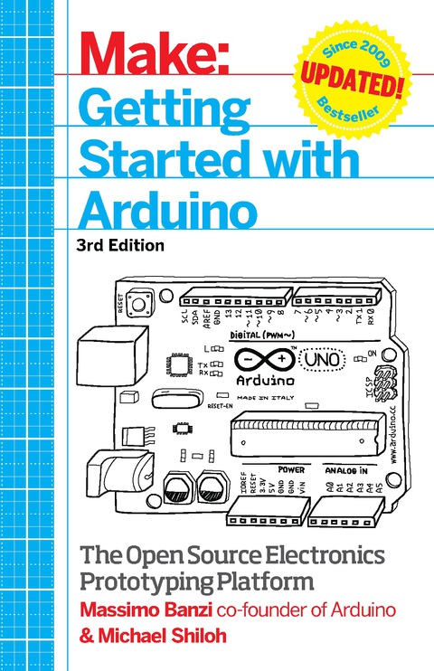 Cover image for book Make: Getting Started with Arduino