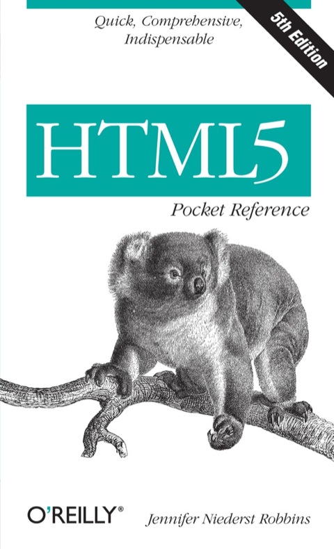 Cover image for book HTML5 Pocket Reference