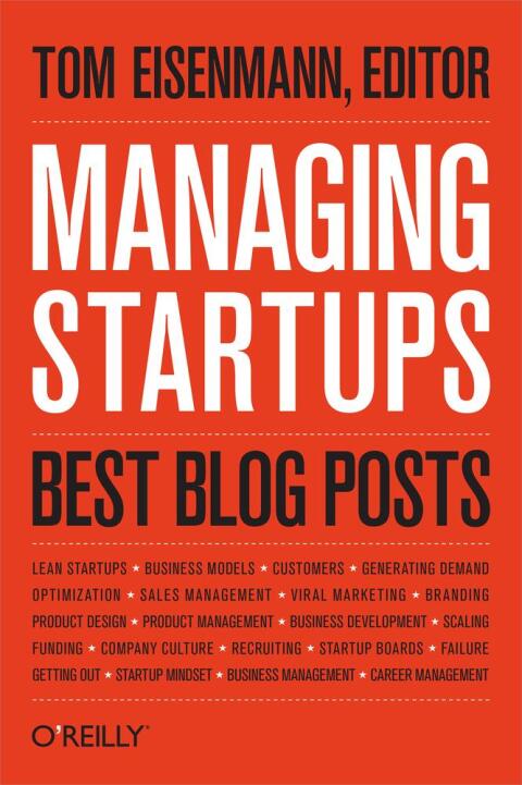 Cover image for book Managing Startups: Best Blog Posts