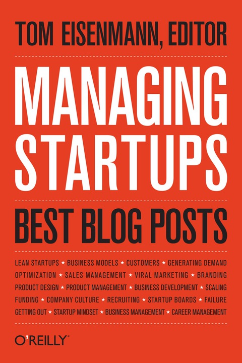 Cover image for book Managing Startups: Best Blog Posts