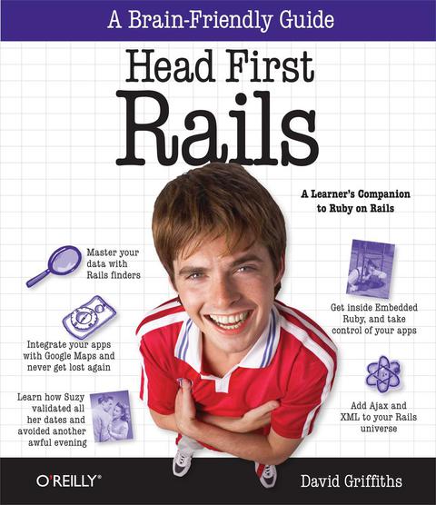 Cover image for book Head First Rails