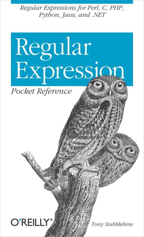 Cover image for book Regular Expression Pocket Reference