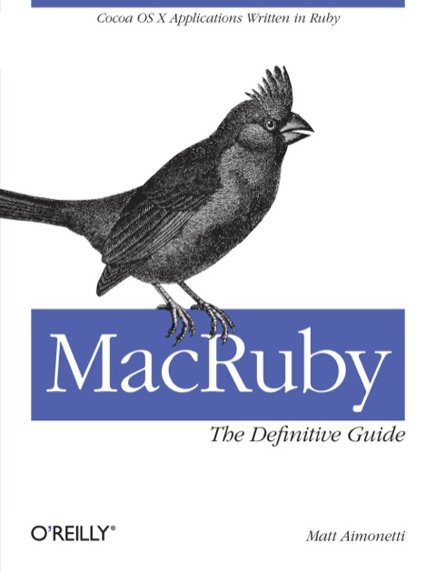 Cover image for book MacRuby: The Definitive Guide