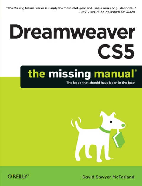 Cover image for book Dreamweaver CS5: The Missing Manual