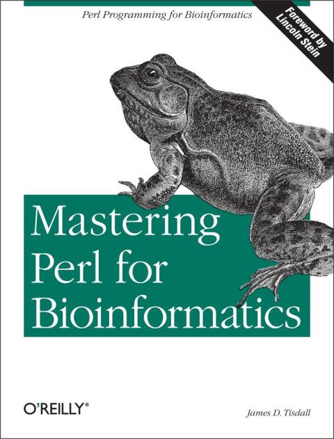 Cover image for book Mastering Perl for Bioinformatics