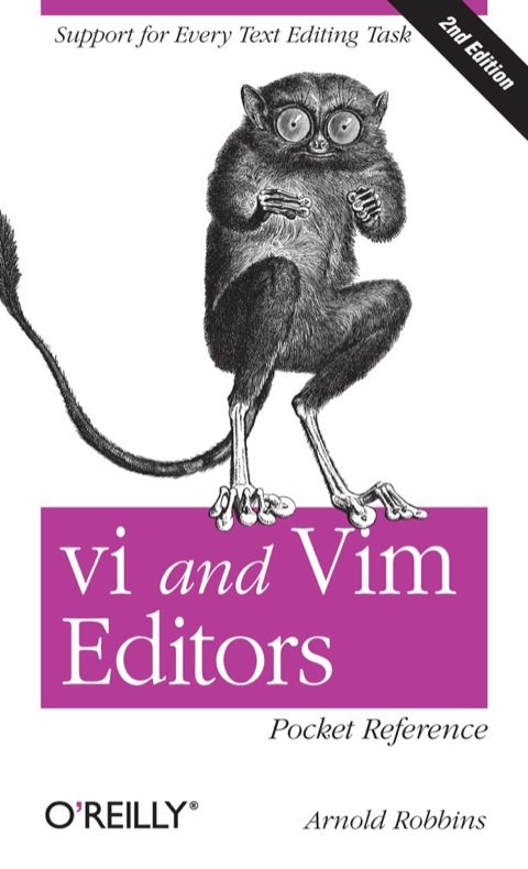 Cover image for book vi and Vim Editors Pocket Reference