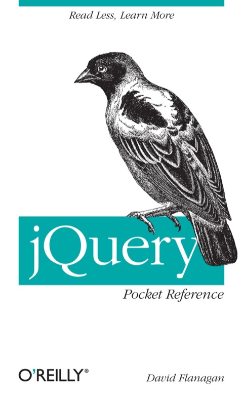 Cover image for book jQuery Pocket Reference