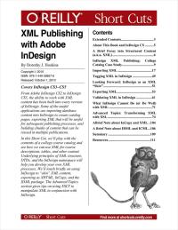 Cover image: XML Publishing with Adobe InDesign 1st edition 9781449398576