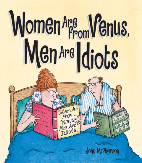 Cover image for book Women Are from Venus, Men Are Idiots