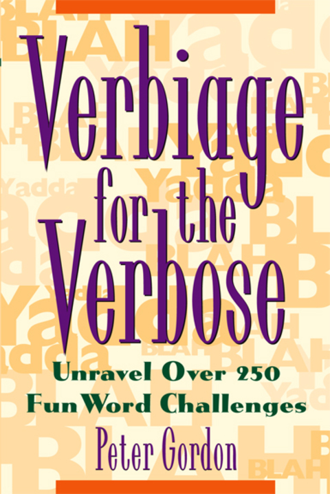Cover image for book Verbiage for the Verbose