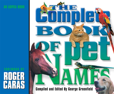 Cover image for book The Complete Book of Pet Names