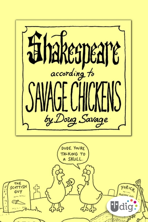 Cover image for book Shakespeare According to Savage Chickens