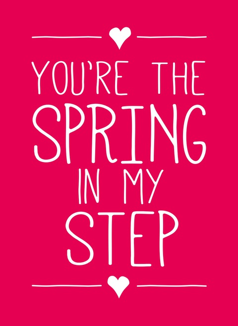Cover image for book You're the Spring in My Step