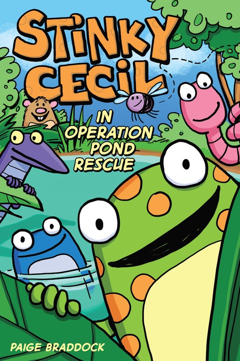 Cover image for book Stinky Cecil in Operation Pond Rescue