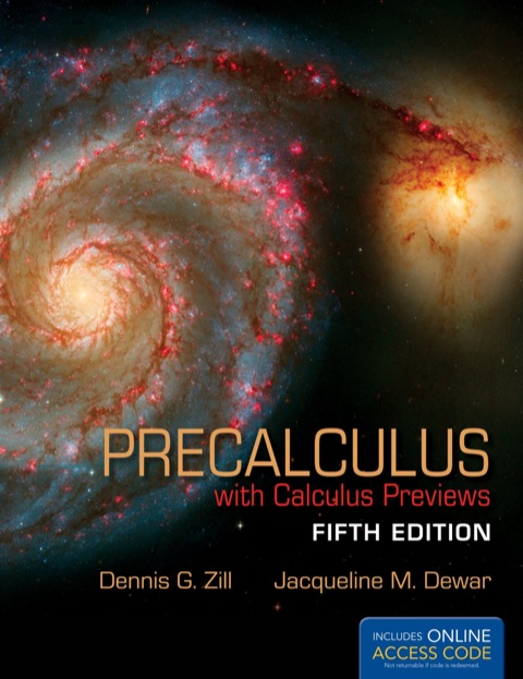 Cover image for book Precalculus with Calculus Previews