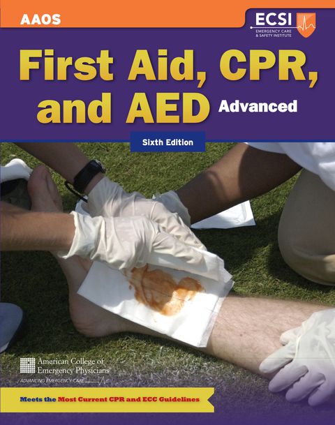 Cover image for book Advanced First Aid, CPR, and AED