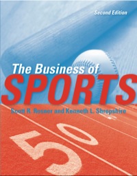 Cover image: The Business of Sports 2nd edition 9780763780784