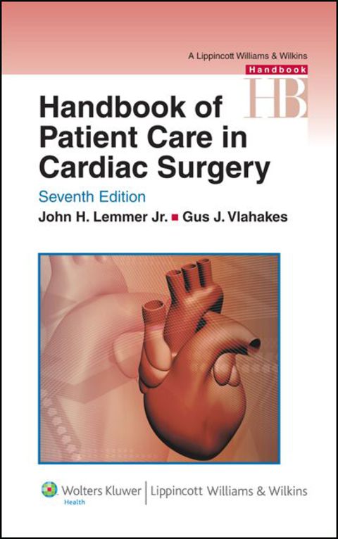 Cover image for book Handbook of Patient Care in Cardiac Surgery