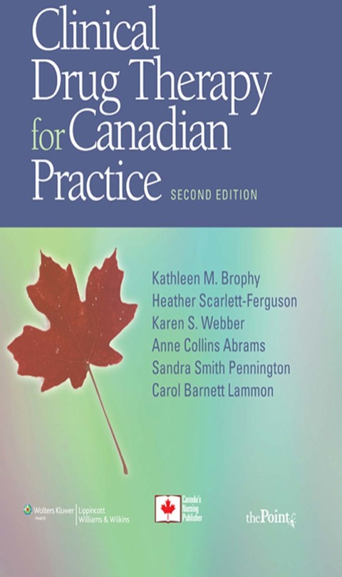 Cover image for book Clinical Drug Therapy: Canadian Edition