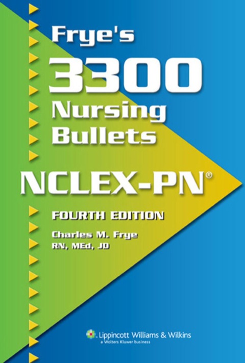 Cover image for book Frye's 3300 Nursing Bullets for NCLEX-PN