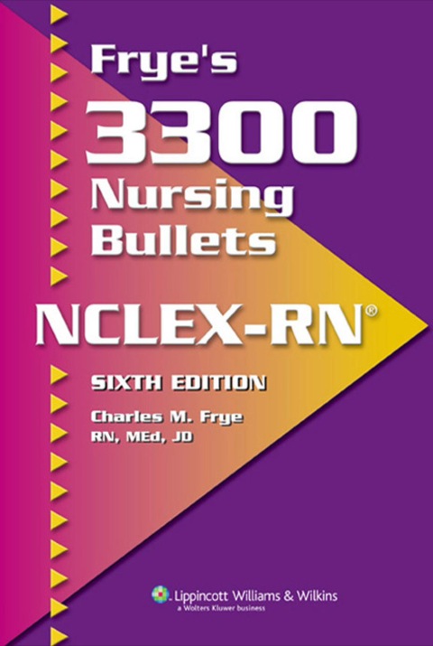 Cover image for book Frye's 3300 Nursing Bullets for NCLEX-RN