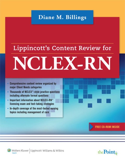 Cover image for book Lippincott's Content Review for NCLEX-RN