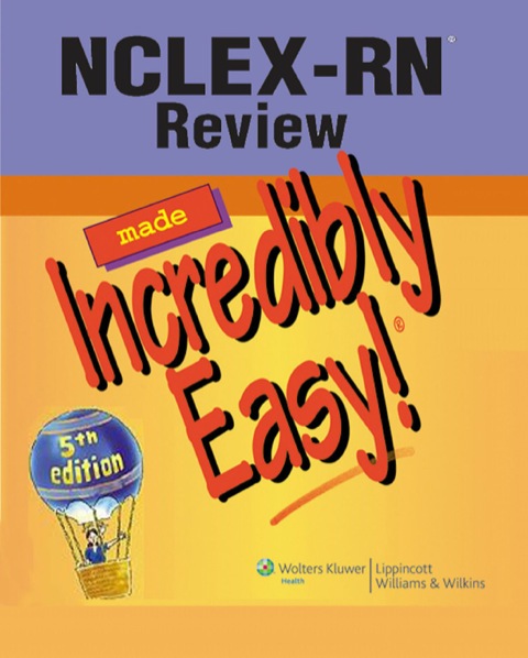 Cover image for book NCLEX-RN Review Made Incredibly Easy!