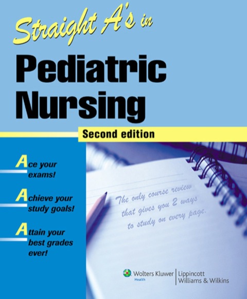 Cover image for book Straight A's in Pediatric Nursing