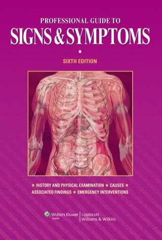 Professional Guide to Signs and Symptoms