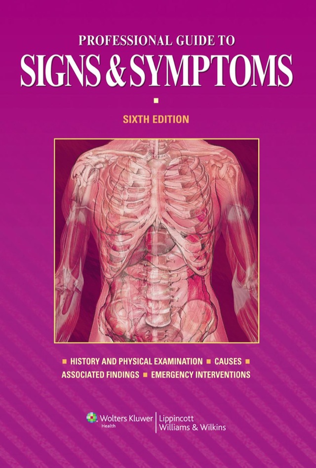 Professional Guide to Signs and Symptoms