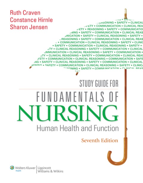 Cover image for book Study Guide for Fundamentals of Nursing; Human Health and Function