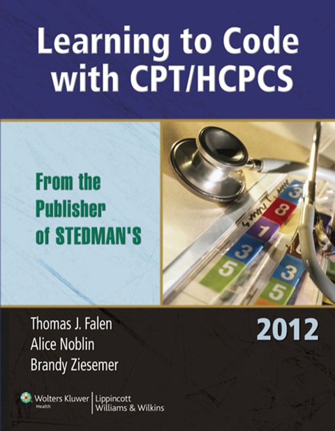 Cover image for book Learning to Code with CPT/HCPCS 2012