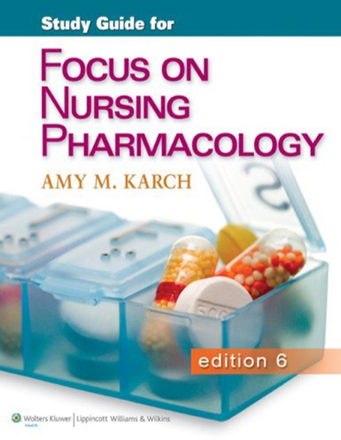 Cover image for book Study Guide for Focus on Nursing Pharmacology