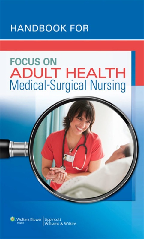 Cover image for book Handbook for Focus on Adult Health: Medical-Surgical Nursing