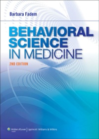 BEHAVIORAL SCIENCE IN MEDICINE