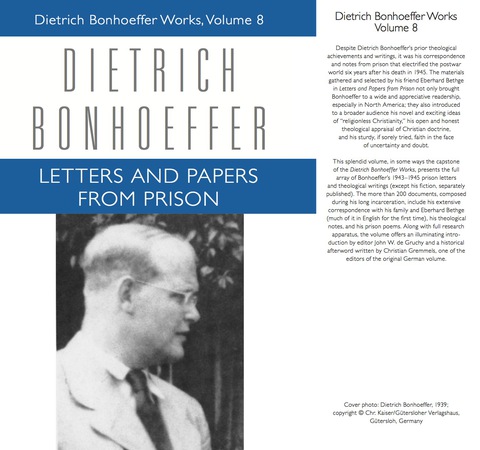 Cover image for book Letters and Papers from Prison DBW Vol 8
