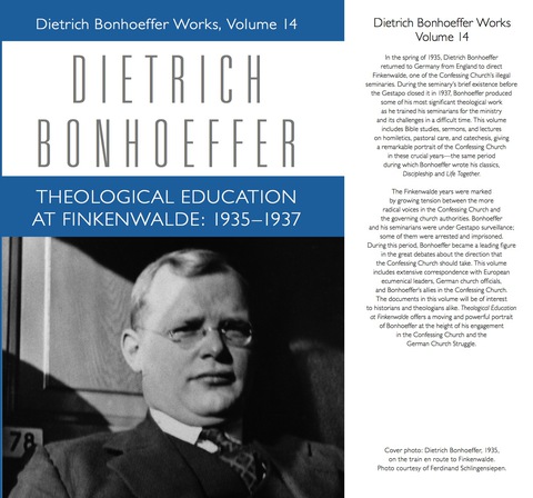 Cover image for book Theological Education at Finkenwalde