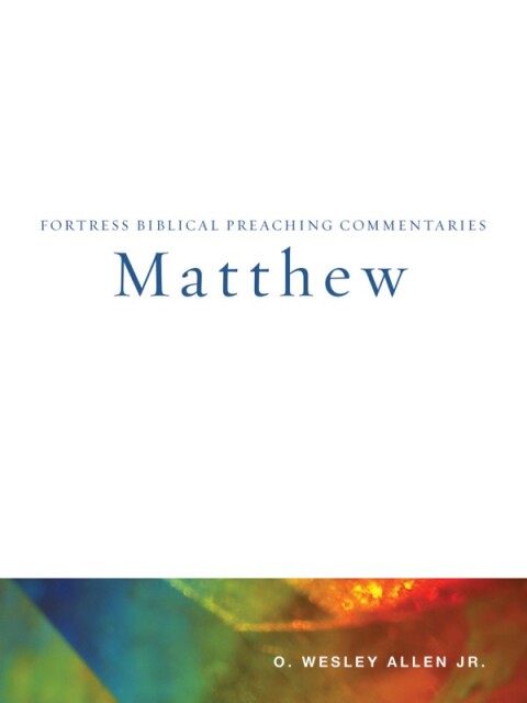 Cover image for book Matthew: Fortress Biblical Preaching Commentaries