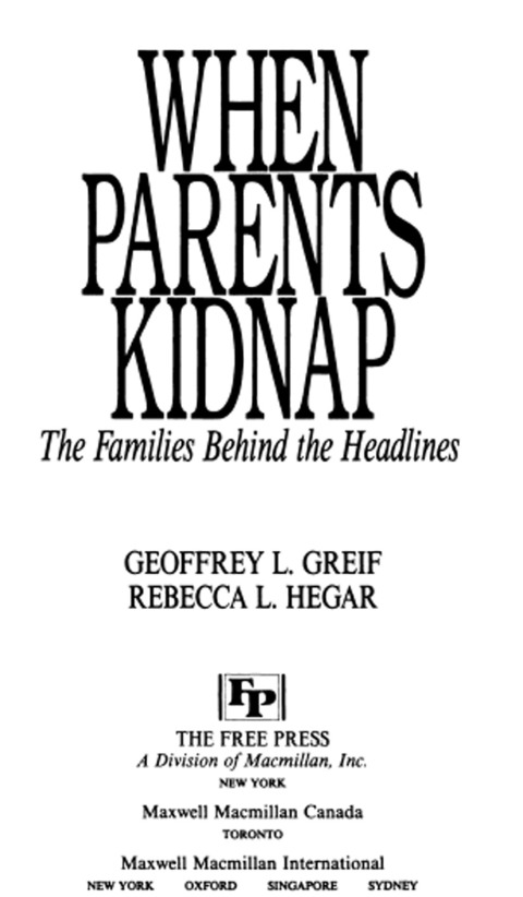 Cover image for book When Parents Kidnap