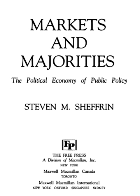 Cover image for book Markets and Majorities