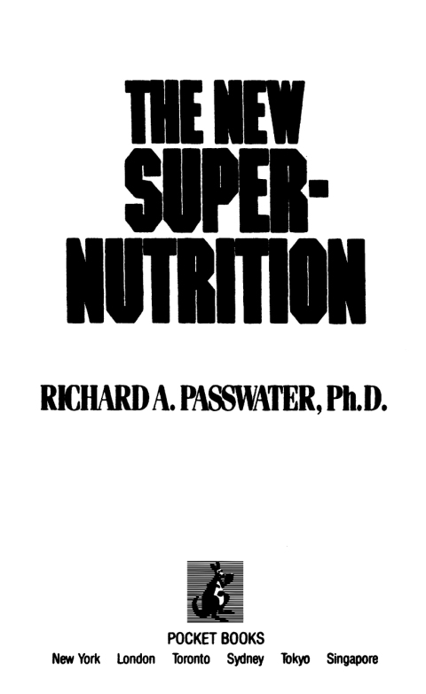 Cover image for book The New Super-Nutrition