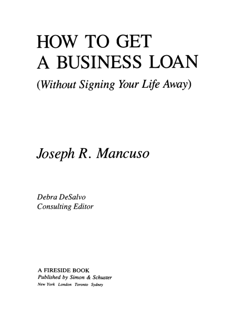 Cover image for book How to Get a Business Loan