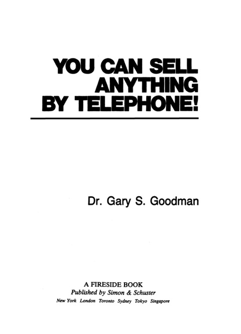 Cover image for book You Can Sell Anything