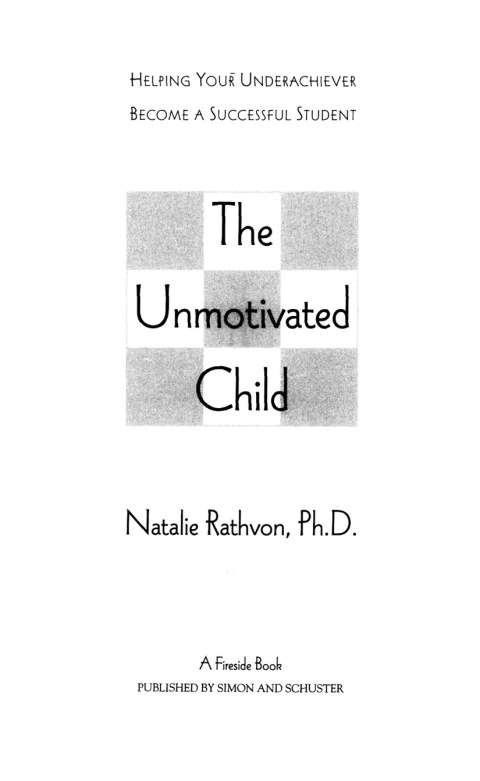 Cover image for book The Unmotivated Child