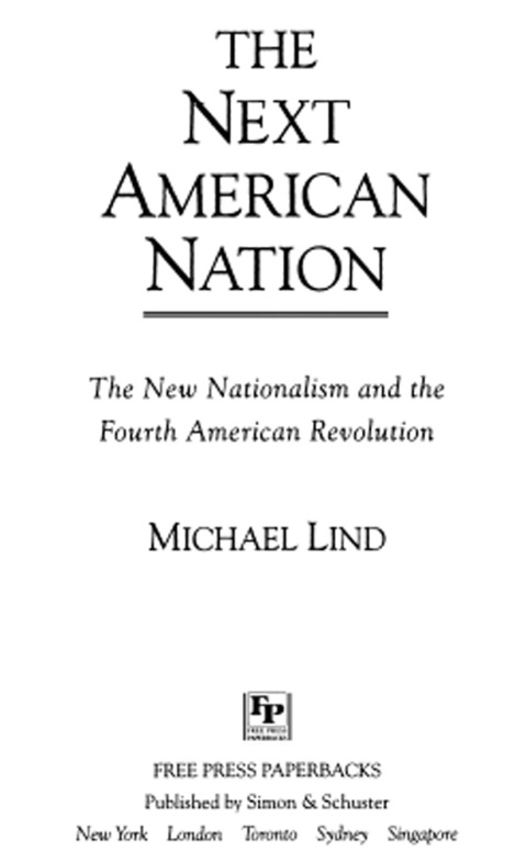 Cover image for book Next American Nation