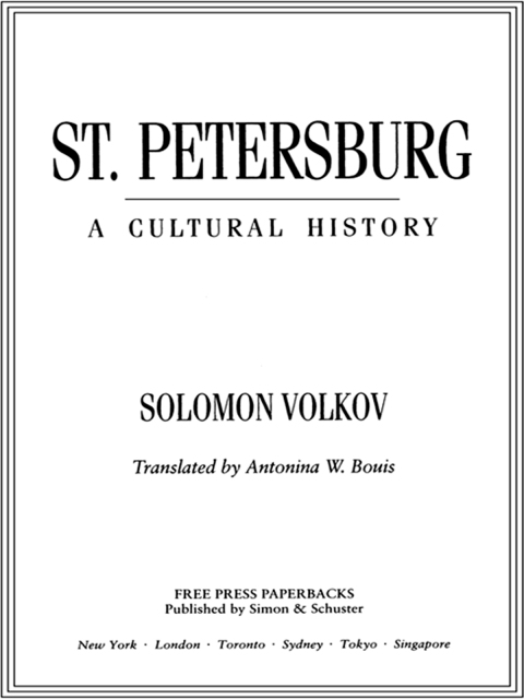 Cover image for book St Petersburg