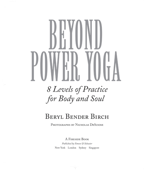 Cover image for book Beyond Power Yoga