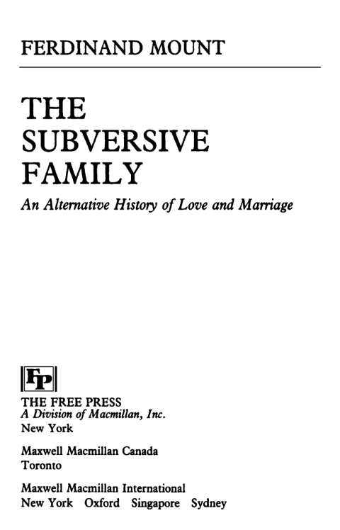 Cover image for book Subversive Family