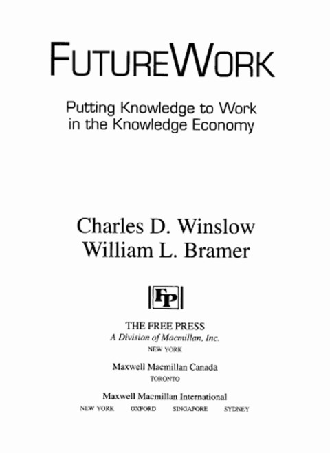 Cover image for book Futurework